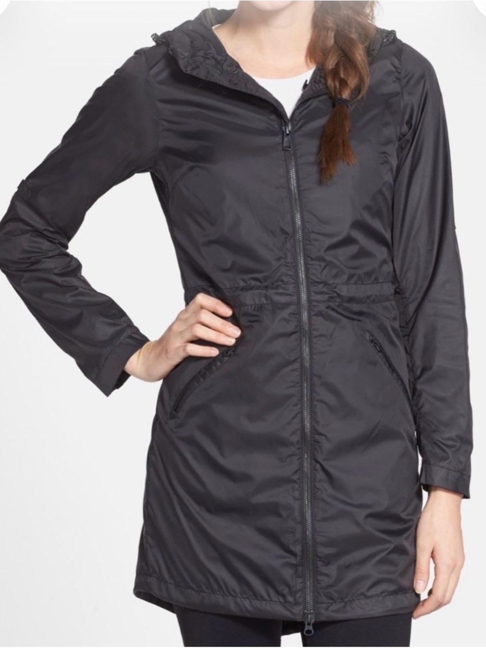 The North Face Women's Rissy Packable Rain Jacket XXL Black